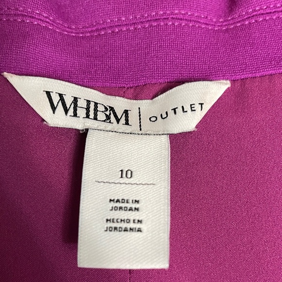 White House Black Market Purple Blazer - Picture 2 of 8